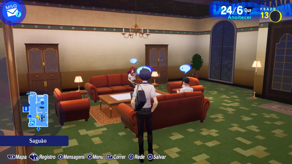 Review: persona 3 reload é um remake que beira a perfeição Dormitório de persona 3 reload