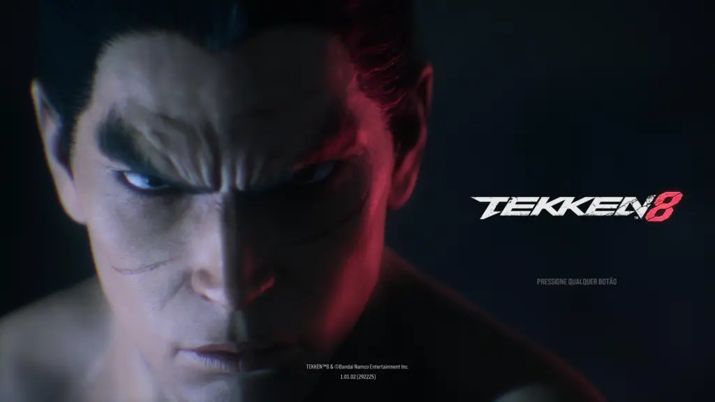 Review: tekken 8 é o melhor jogo de luta dessa geração Tela inicial de tekken 8
