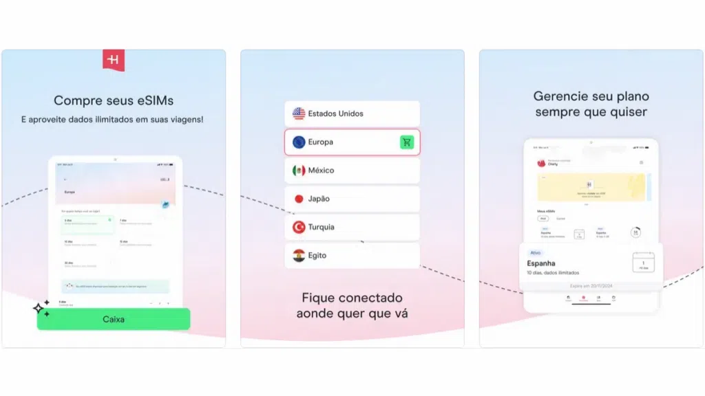 Viagem à argentina? Então use esses apps A holafly é elogiada por sua interface amigável, entrega rápida e confiável, e pela conveniência de oferecer conectividade instantânea em diversos países