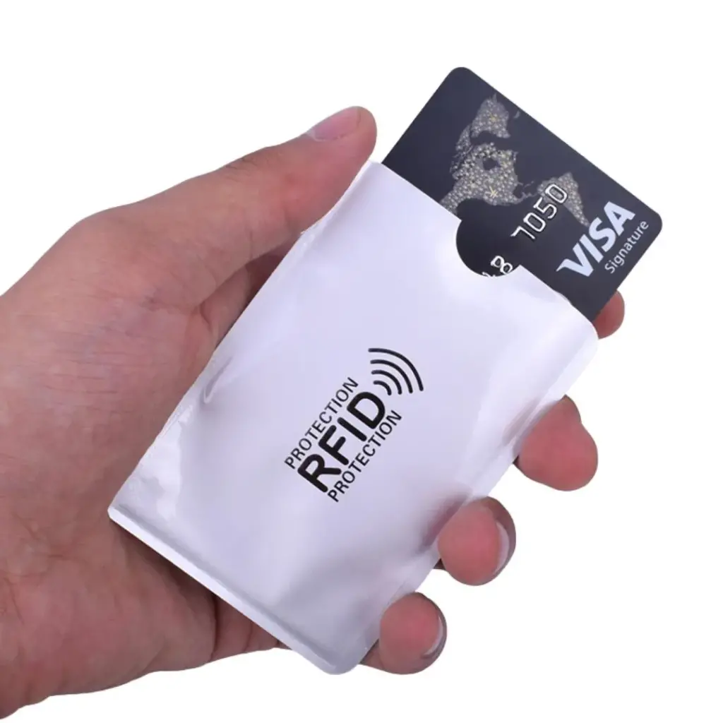 Carteira com proteção de cartão por aproximação