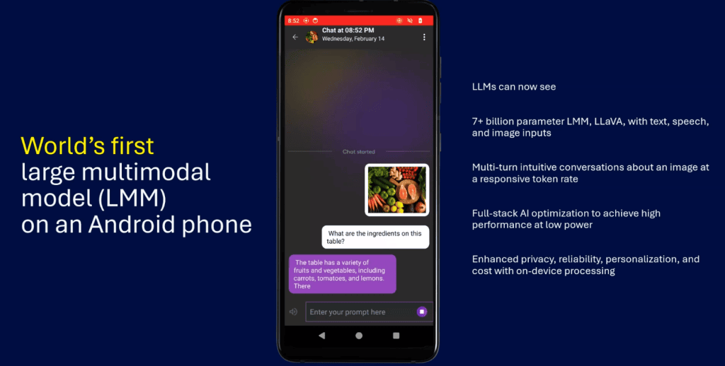 AI開発を最適化するためにQualcomm AI Hubを開始 AI開発を最適化するためにQualcomm AI Hubを開始。このプラットフォームには 75 の事前トレーニング済みモデルがあり、最終段階でテストを実行して完全な開発が可能になります。この件と MWC 2024 でのその他のクアルコム ニュースの詳細をご覧ください