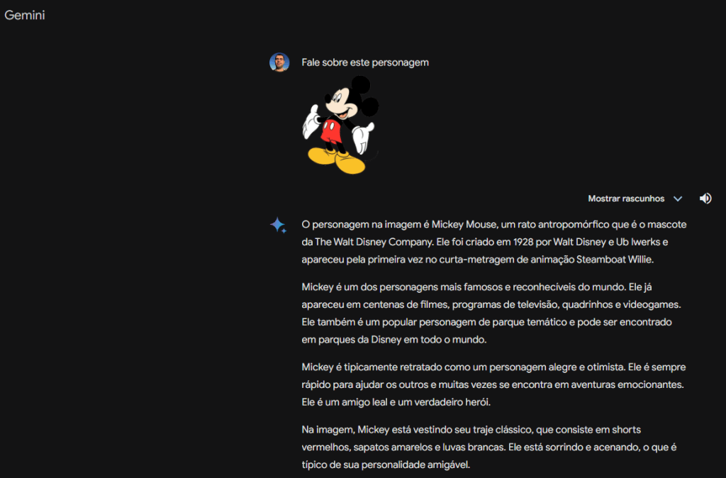 Gemini сменит Барда на посту главного помощника Google по искусственному интеллекту. Посмотрите, как использовать Загрузите изображение и выполните из него команду. Изображение: Лукас Гомес, SMT