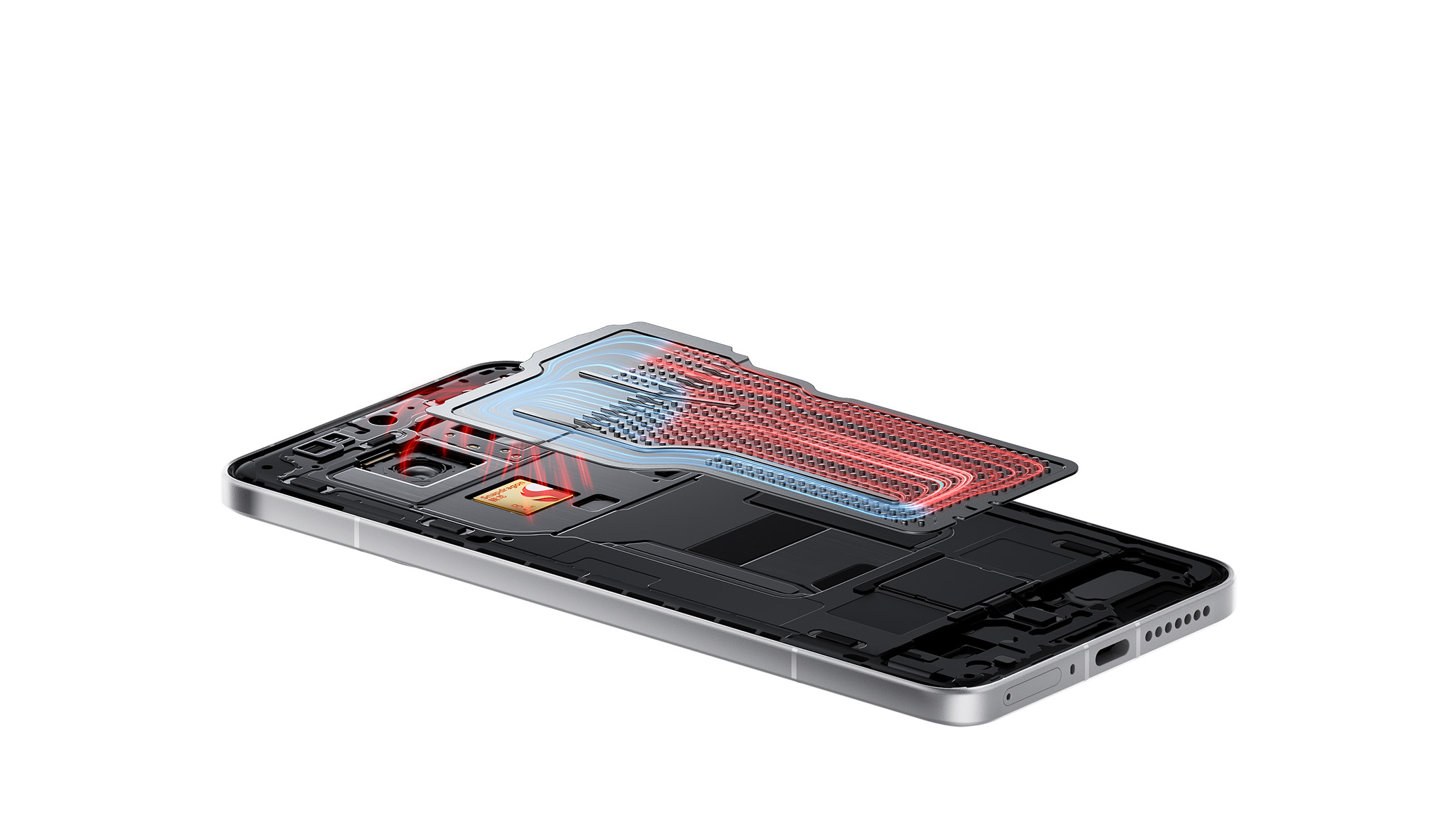 Xiaomi 14 ultra é lançado na china, com foco em ai O sistema de ajuste de temperatura ajuda no desempenho do aparelho. Imagem: xiaomi