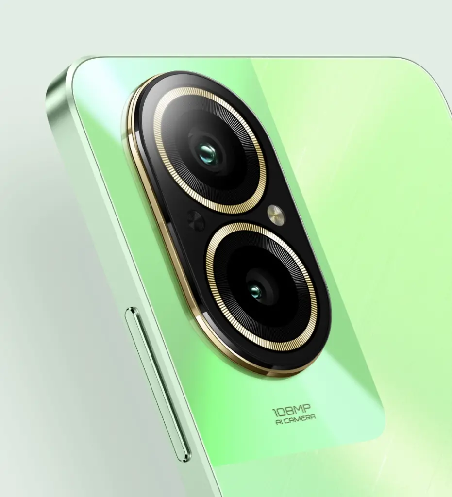 Realme c67 chega ao brasil com câmera de 108 mp e "dynamic island" Câmeras traseiras do smartphone realme c67