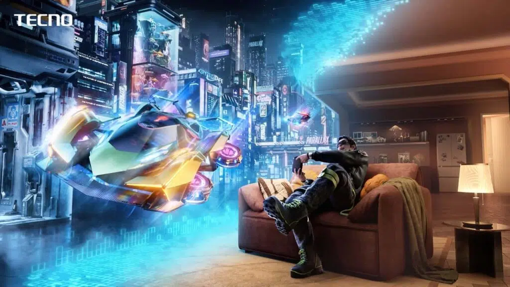 Pocket go é um pc portátil para jogos que usa óculos ar como tela Homem usando pc portátil com óculos ar