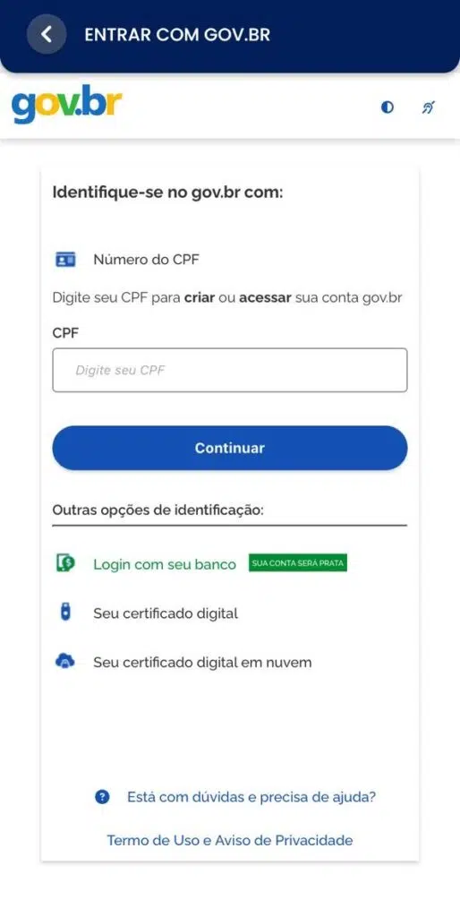 Como cadastrar e usar a cnh digital no celular Login no app da carteira digital de trânsito
