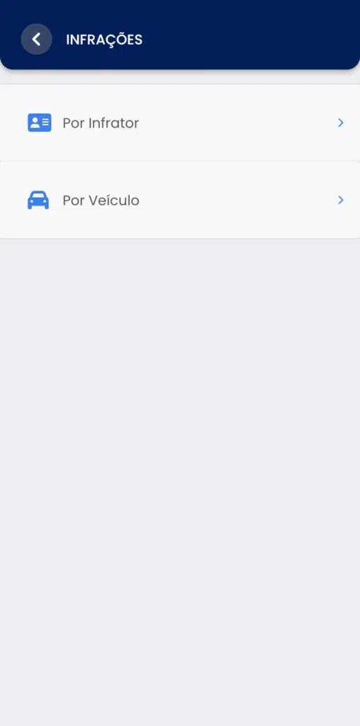 Como cadastrar e usar a cnh digital no celular Área de infrações na cdt