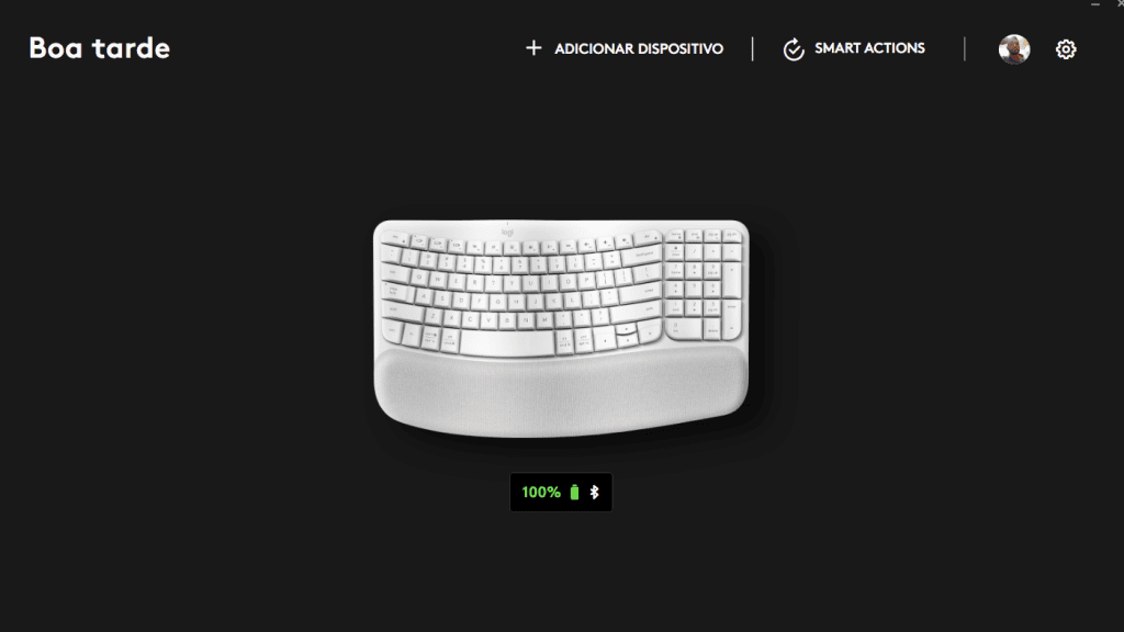 Aplicativo logi options+