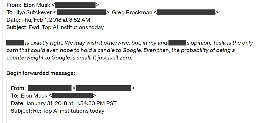 Openai responde elon musk e diz que bilionário mentiu em processo Openai responde elon musk e diz que bilionário mentiu em processo. Empresa veio a público para mostrar que musk queria ter total controle e também pensou em fundir a openai à tesla