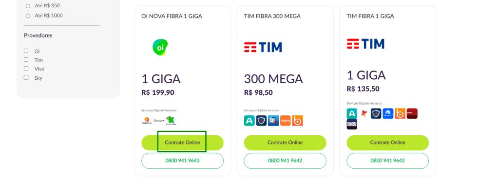 Cobertura de internet assine internet, planos residenciais e empresariais. Compare preços e contrate a melhor conexão.