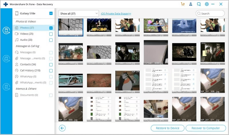 Wondershare доктор. Fone — это инструмент «все в одном» для вашего мобильного телефона. Удалили файл случайно? Программа восстановит его для вас. Изображение: Wondershare