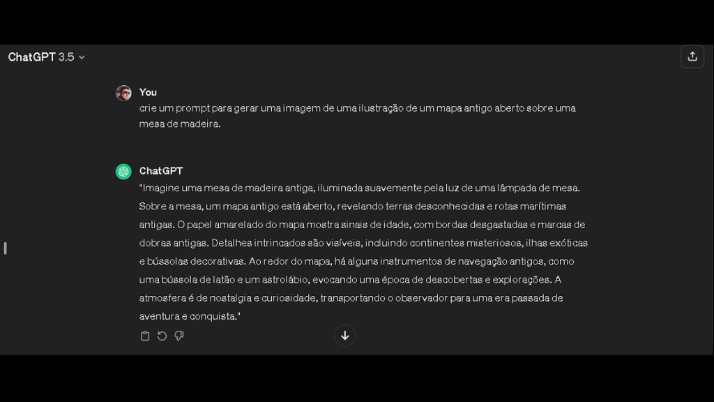 Antiga mesa de madeira iluminada por luz de lâmpada de mesa.