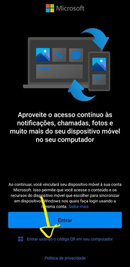 Vincular ao pc no galaxy s24