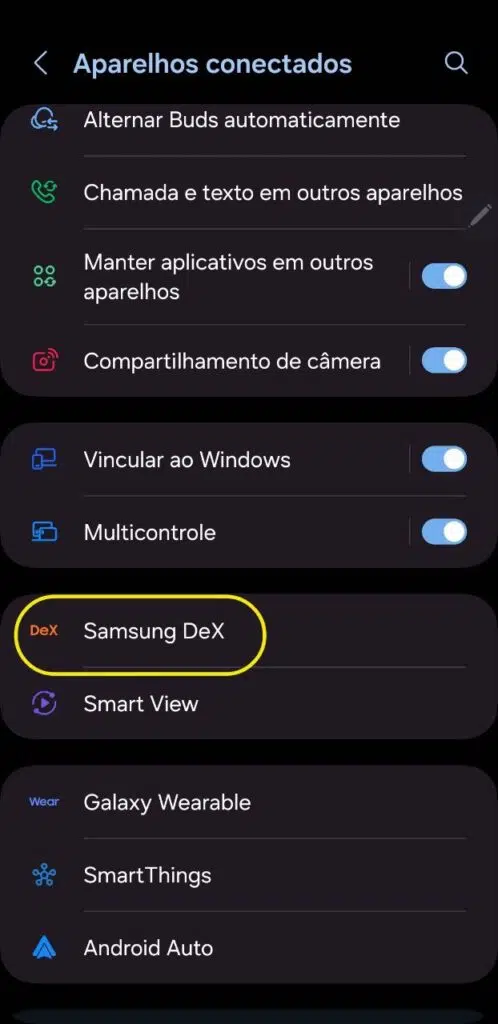Modo dex no galaxy s24