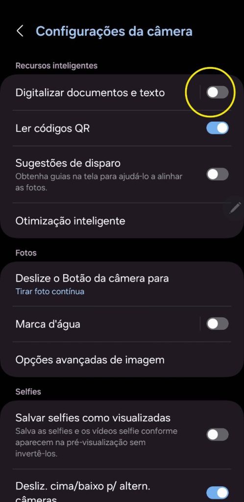 Digitalizar doc no galaxy s24