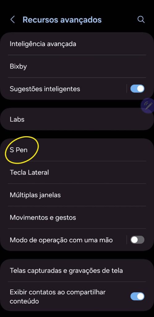 Usando a s pen para tirar fotos no galaxy s24