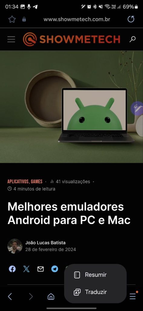 57 dicas e truques para o galaxy s24, s24+ e s24 ultra Galaxy ai nas páginas web do galaxy s24