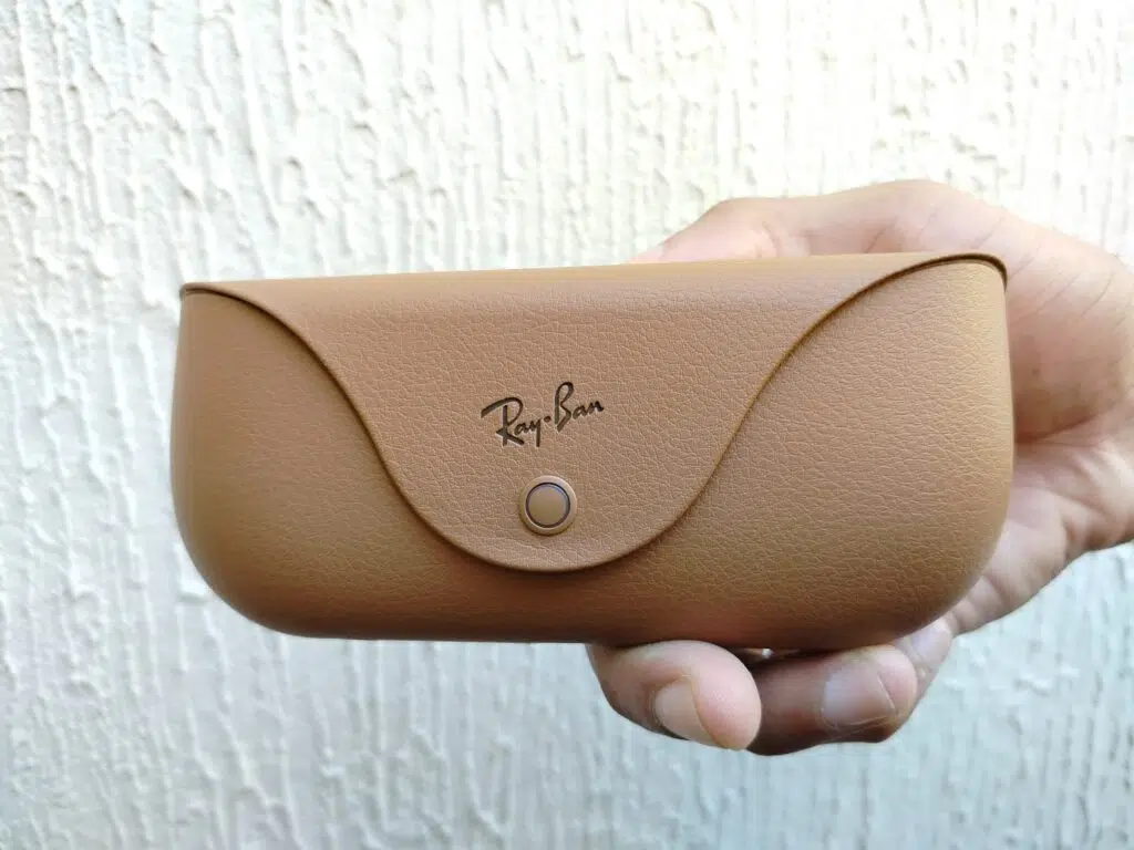 Review: ray-ban meta inova perfeitamente na criação de conteúdo Estojo de transporte e carregamento do ray-ban da meta