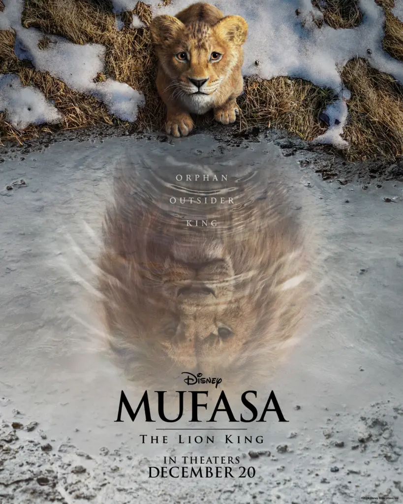 Põster oficial de Mufasa: O Rei Leão / Fonte: Disney