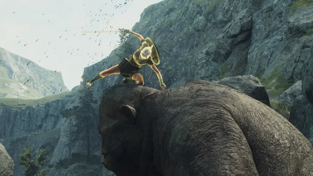 Review: dragon’s dogma 2 brilha em meio a problemas técnicos Personagem em cima do ciclope