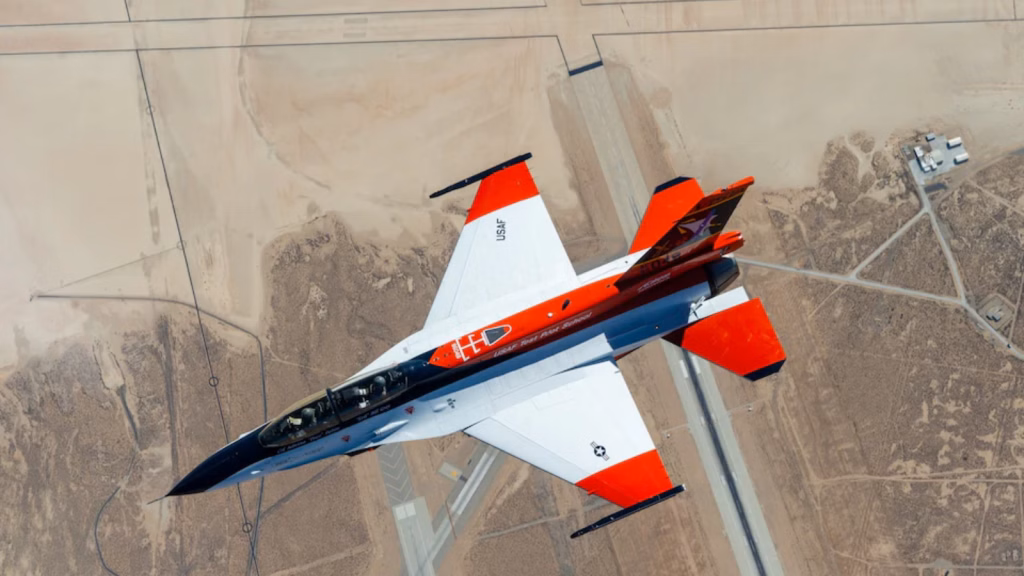 Aeronave controlada por ia é usada em combate.