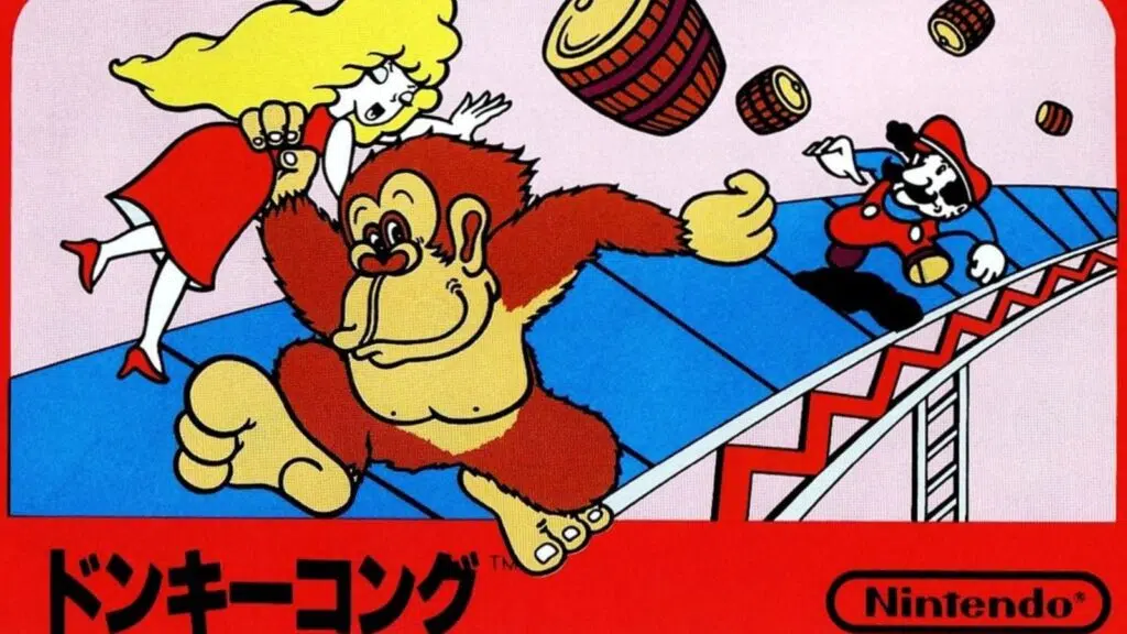 Donkey kong: conheça a história do macaco que virou uma estrela dos games Poster oficial da nintendo de donkey kong para o arcade