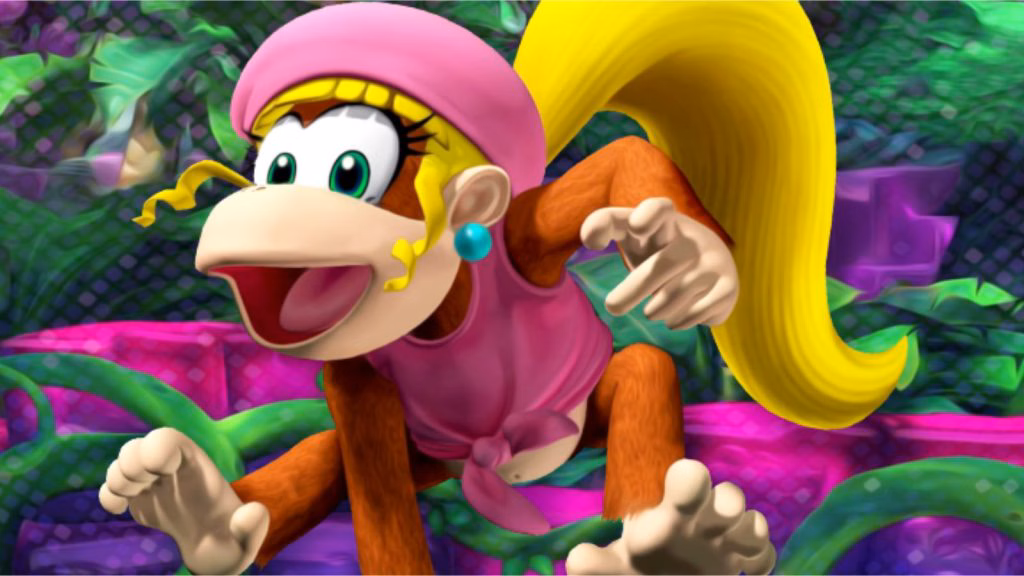 Donkey kong: conheça a história do macaco que virou uma estrela dos games Foto de dixie kong