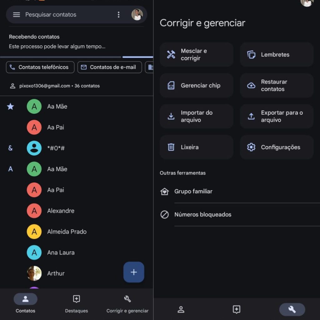 Organize os seus contatos do gmail com essas 10 dicas Veja o passo-a-passo de como importar seus contatos do gmail. (foto: reprodução/showmetech/enzo sapio monello)