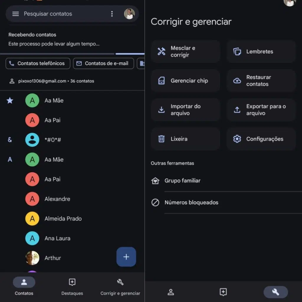 Organize os seus contatos do gmail com essas 10 dicas Veja o passo-a-passo de como importar seus contatos do gmail. (foto: reprodução/showmetech/enzo sapio monello)