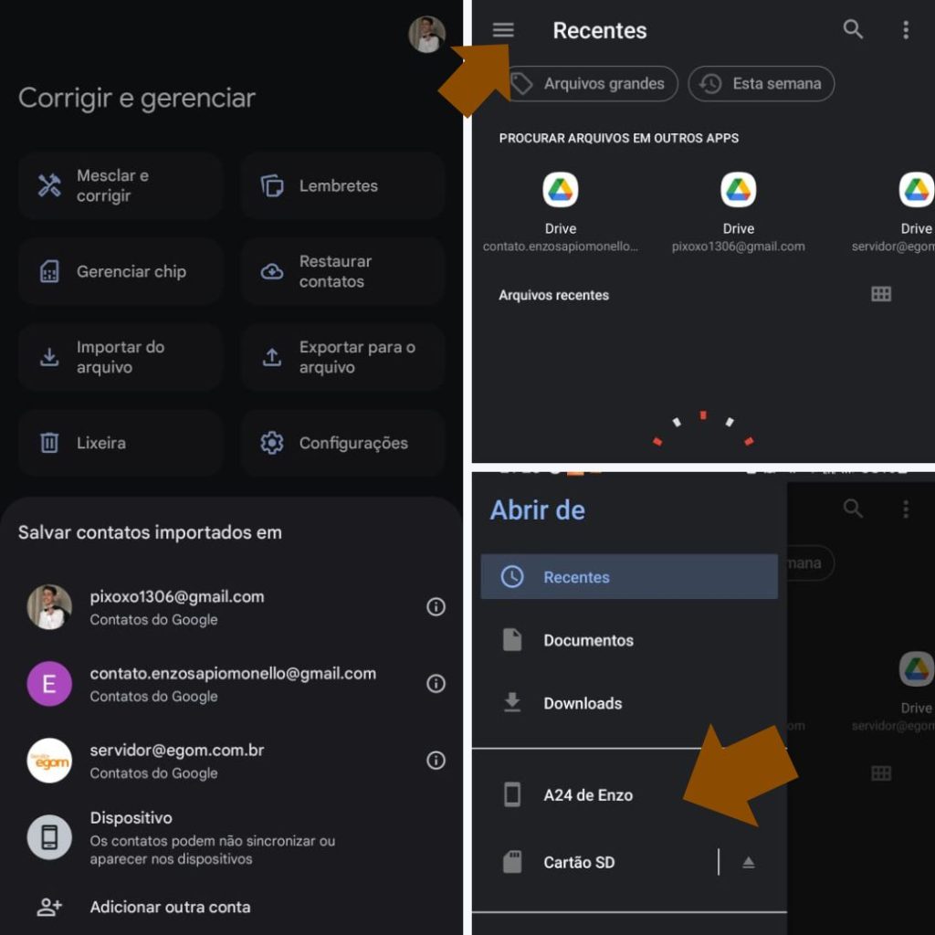 Organize os seus contatos do gmail com essas 10 dicas Veja o passo-a-passo de como importar seus contatos do gmail. (foto: reprodução/showmetech/enzo sapio monello)