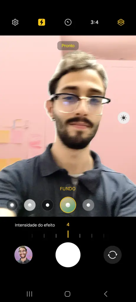 Review: galaxy m55 surpreende pelo armazenamento e fotos em ambientes escuros Modos presentes na câmera frontal do galaxy m55. (foto: reprodução/enzo sapio monello/showmetech)