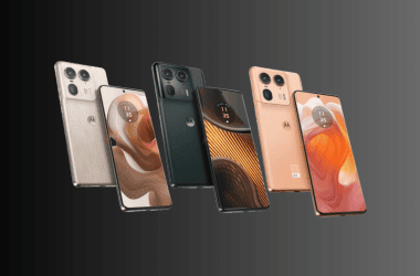 Smartphones motorola com câmeras avançadas, lançamento 2023, tecnologia de ponta, variedade de cores e design moderno.