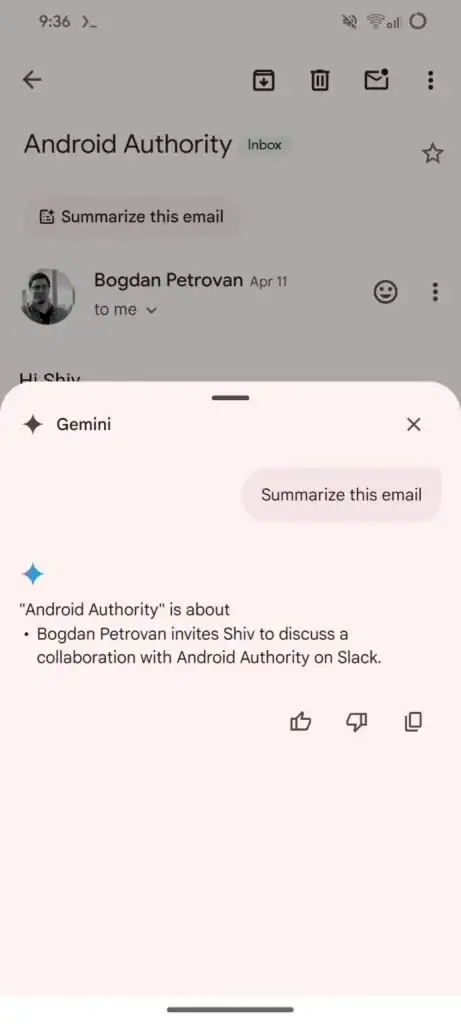 Gemini vai resumir e-mails no app do gmail no android Gmail no android passará a resumir e-mails.