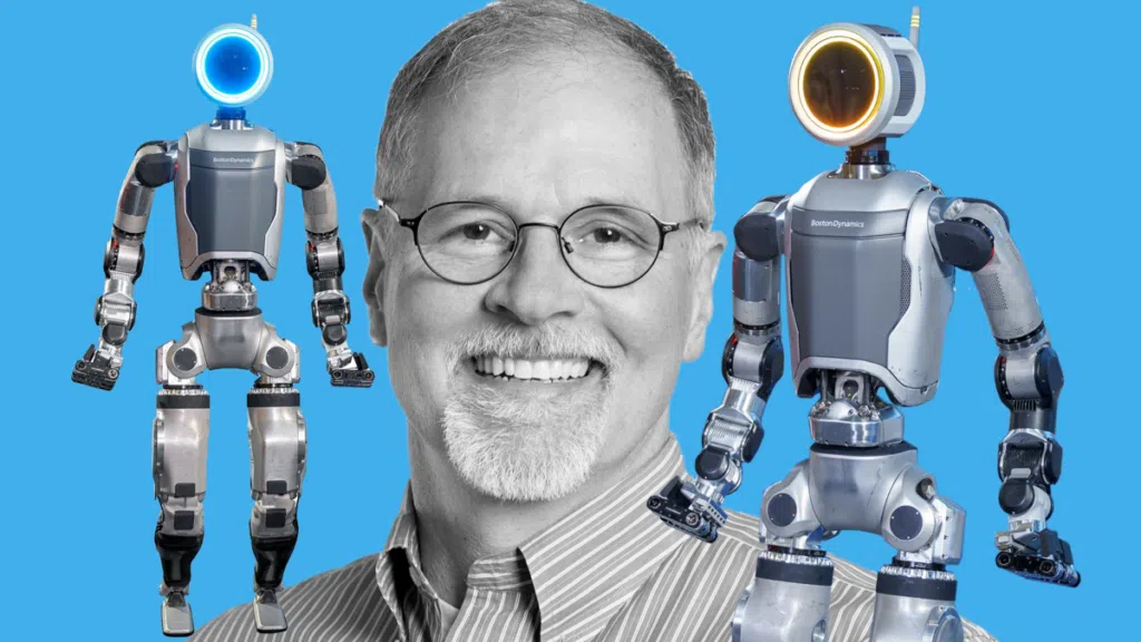 Atlas é o novo robô 100% elétrico da boston dynamics Robert playter, ceo da boston dynamics e o novo atlas