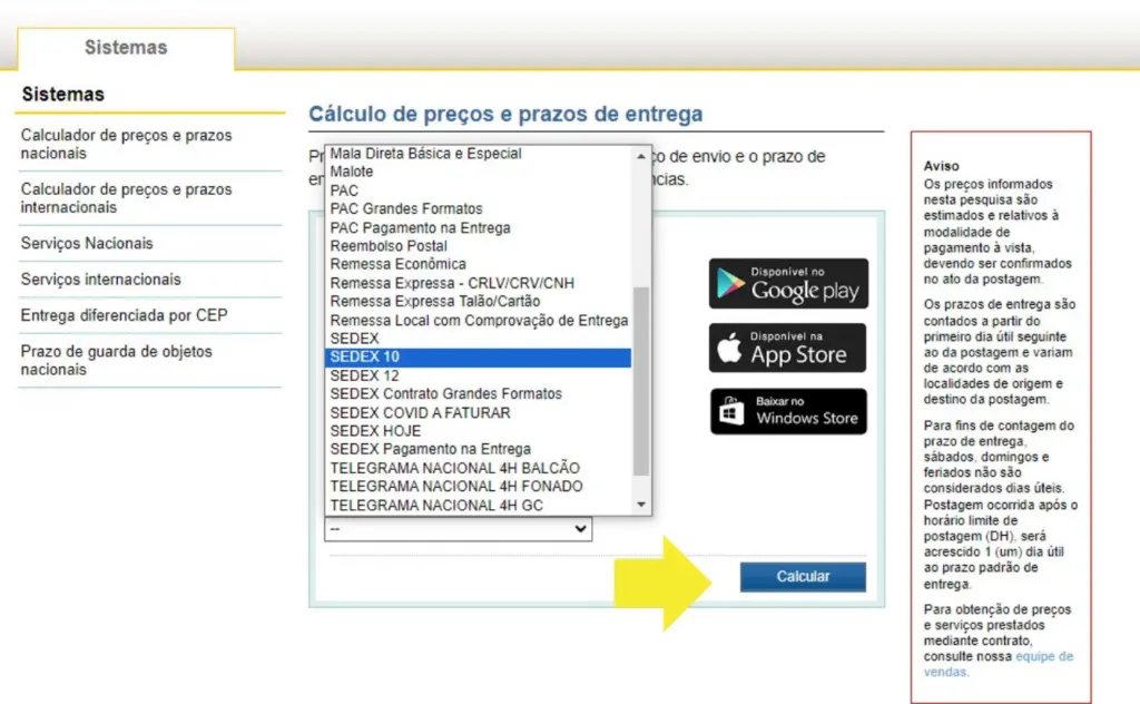 Veja como calcular o frete dos correios Veja como calcular o frete dos correios. Com a praticidade de seu celular ou do computador, veja como simular o valor do frete e do seguro dos correios sem precisar ir até uma agência pessoalmente