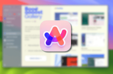 CleanMyMac アプリのアイコン デザインは、Apple コンピューターのクリーニングと最適化のテクノロジーを紹介しています。
