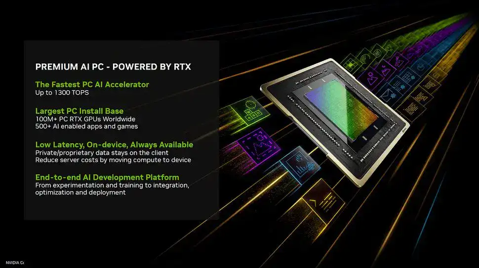 Nvidia critica ai pcs, afirmando que notebooks com suas placas de vídeo são mais potentes Placa de vídeo da nvidia mais potente que modelos de ai pcs