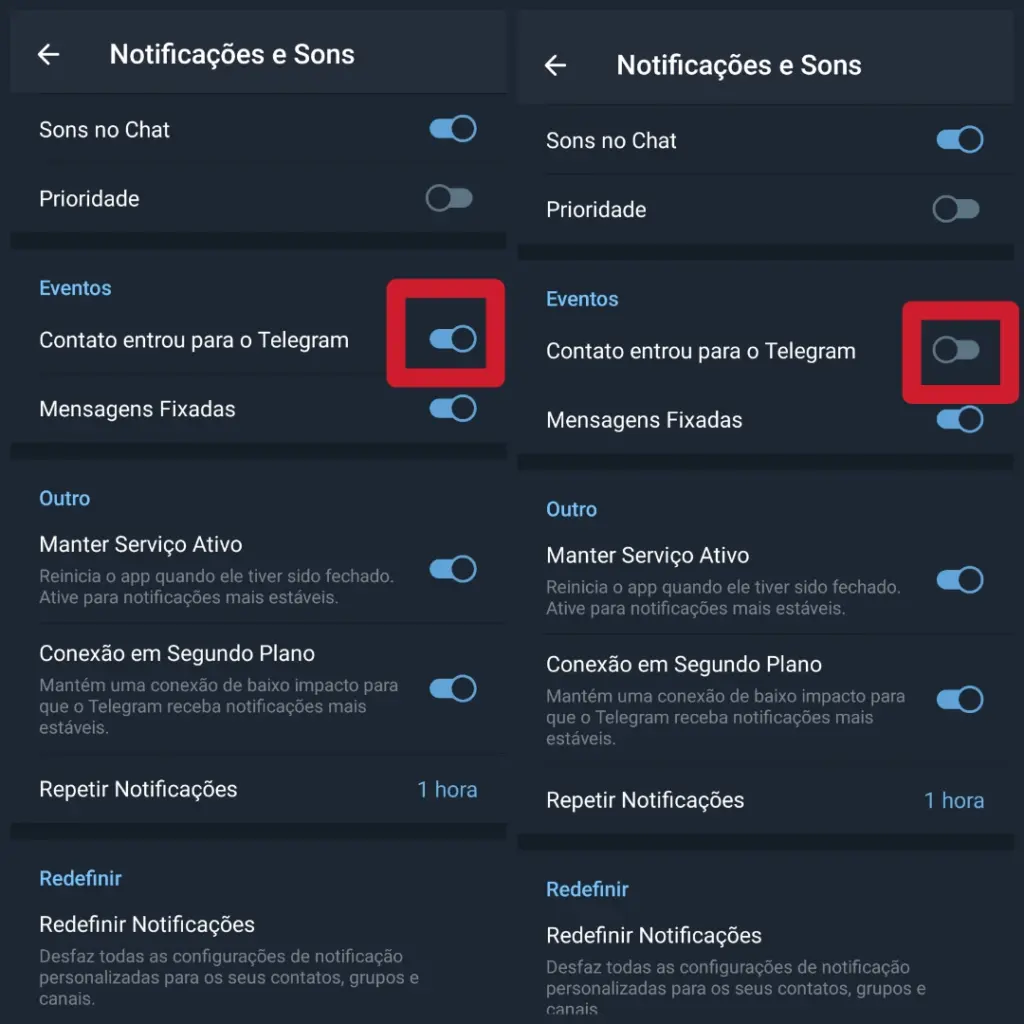 Como desativar a notificação de novo contato do telegram Como desativar a notificação de novo contato do telegram. Recurso pode ser desativado em menos de cinco minutos em fácil configuração no aplicativo. Aprenda!