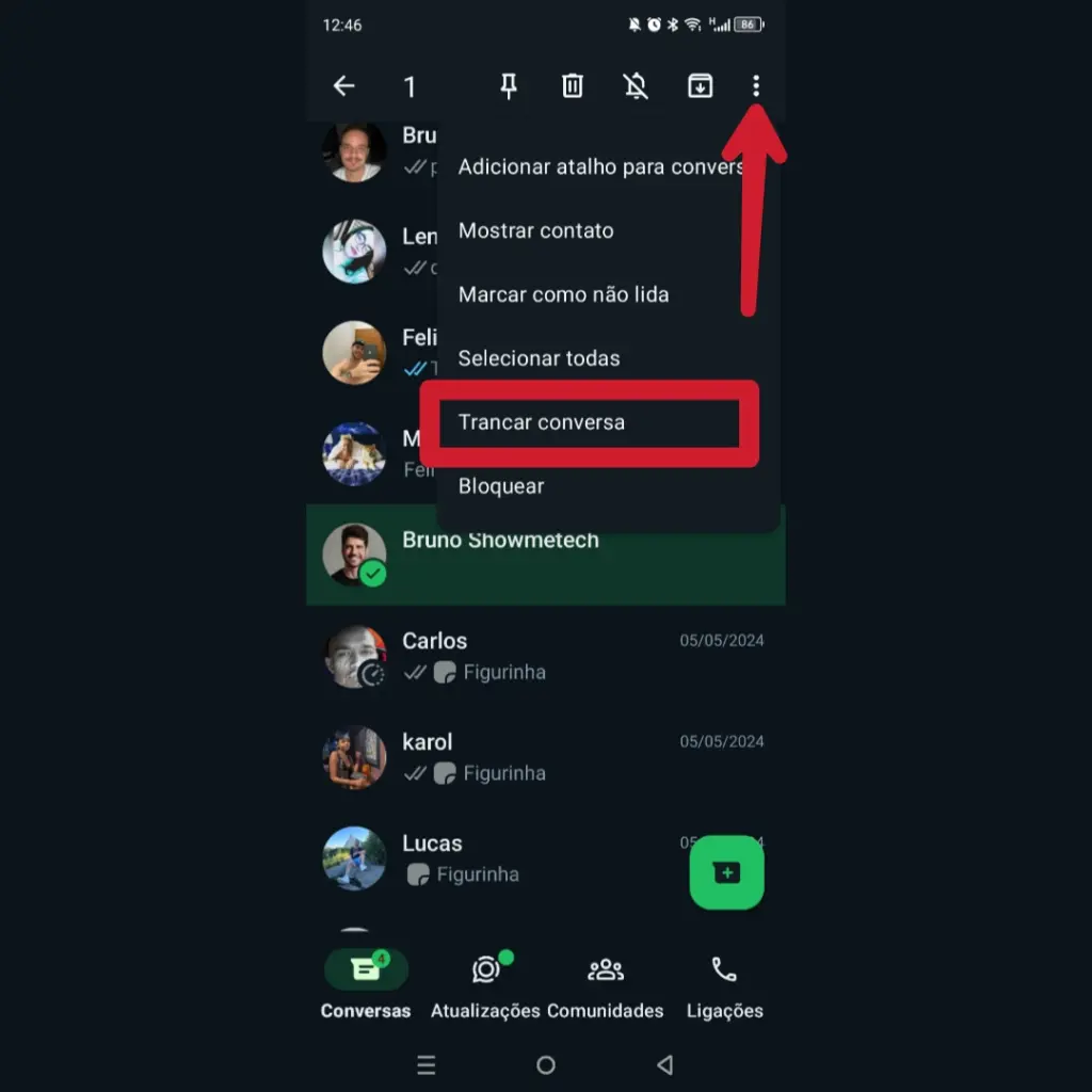 Como proteger mensagem com senha no whatsapp (bloqueio de conversa) Passo a passo para proteger mensagem com senha no whatsapp