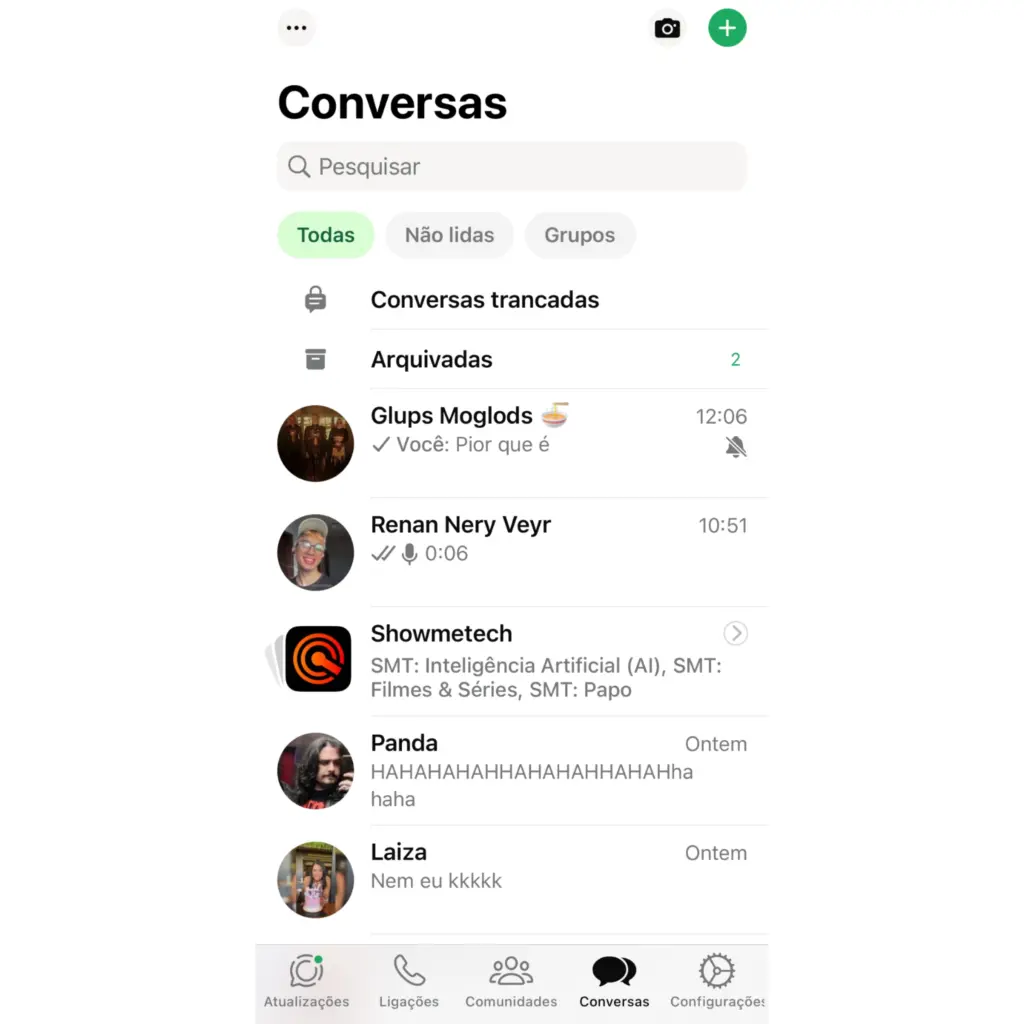 Como proteger mensagem com senha no whatsapp (bloqueio de conversa) Ativação de bloqueio de conversa no whatsapp