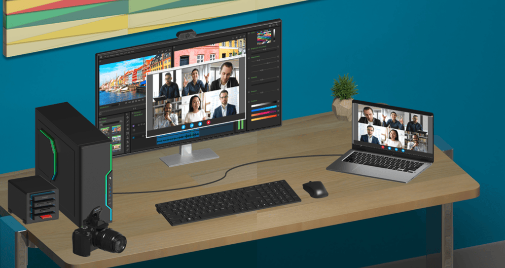Intel lancia Thunderbolt Share per connessioni ultraveloci tra PC Nuova soluzione per connettere i dispositivi locali. Immagine: condivisione Intel Thunderbolt
