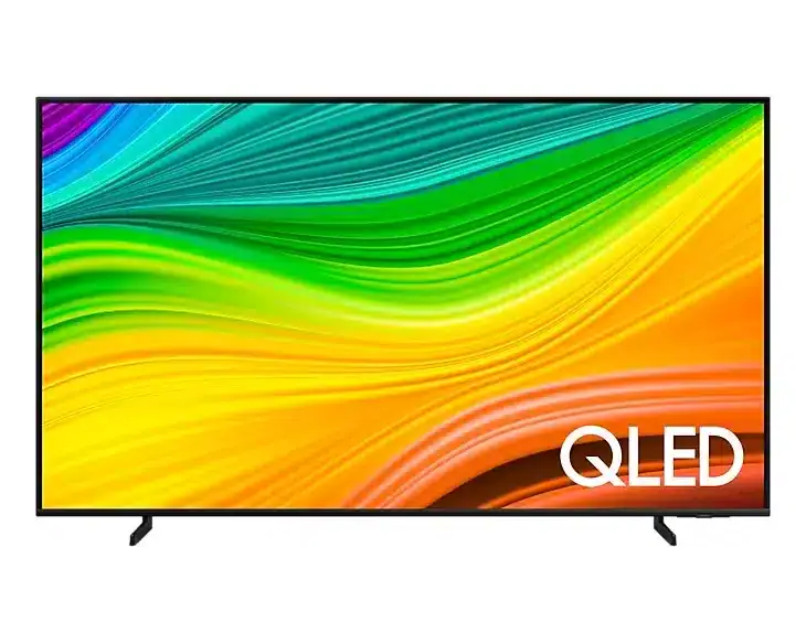 Review: samsung qled q60d, um ótimo upgrade de smart tvs led Imagem de divulgação da qled q60d em fundo branco