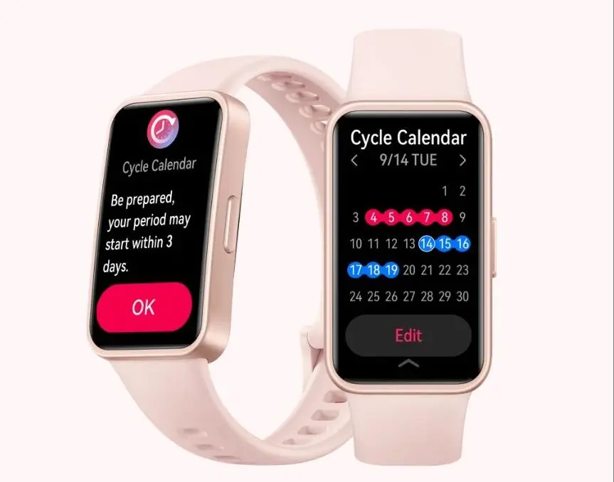 Huawei band 9 saude feminina