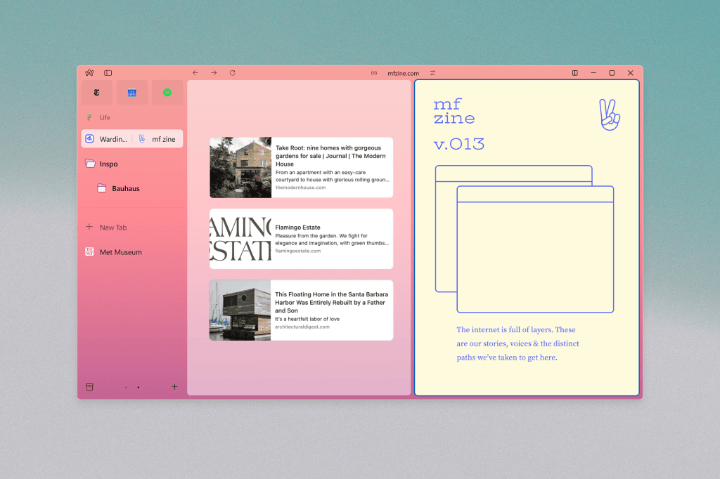 ثوري! متصفح Arc يطلق نسخة لنظام التشغيل Windows ثوري! متصفح Arc يطلق نسخة لنظام التشغيل Windows. تم تقديم البرنامج لأول مرة على نظام MacOS، وهو أول برنامج تم نقله إلى نظام التشغيل Windows 11 باستخدام لغة التطوير الخاصة بشركة Apple