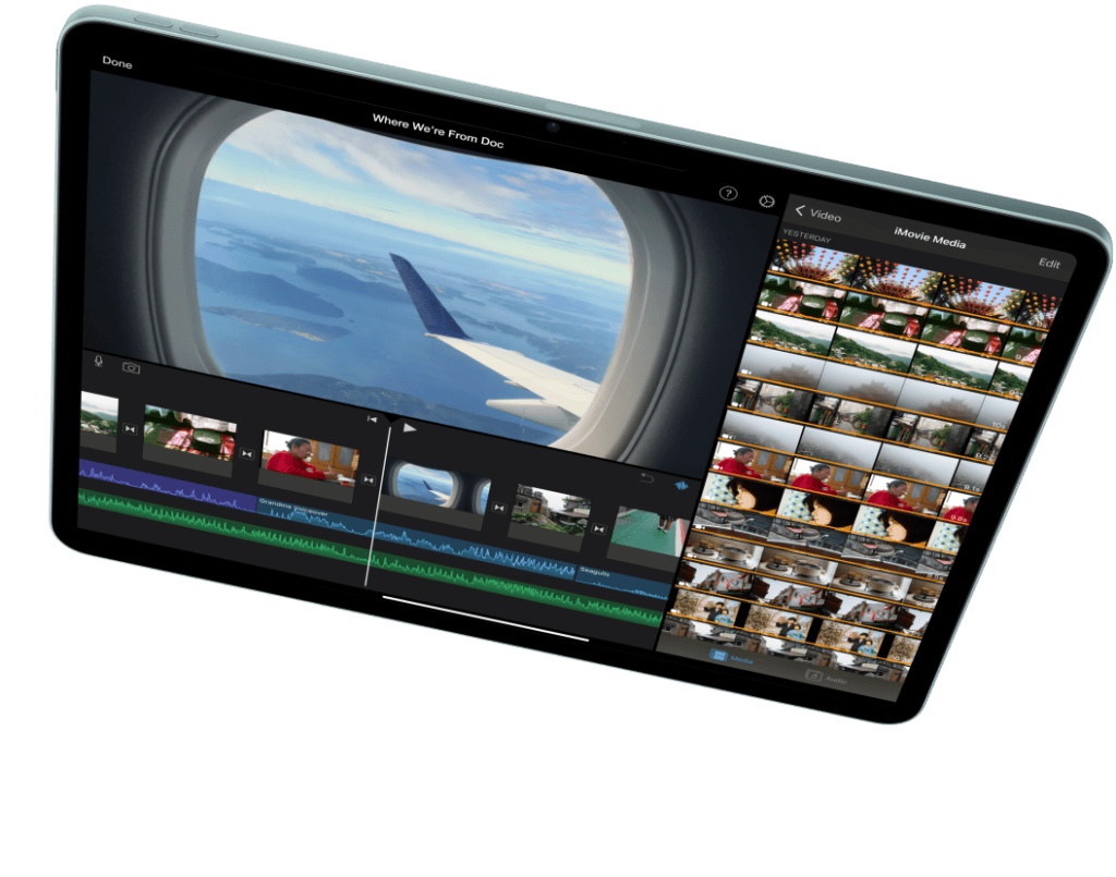 Il nuovo iPad Air (2024) arriva con schermi da 11 e 13 pollici Il nuovo iPad Air (2024) arriva con schermi da 11 e 13 pollici. Il tablet ha la fotocamera frontale in una nuova posizione e il supporto per Apple Pencil Pro. Vedi tutti i dettagli