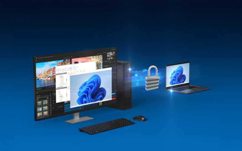 Intel lança thunderbolt share para conexões ultra rápidas entre pcs. Recurso interliga pcs com portas thunderbolt 4 e 5, permitindo o compartilhamento de telas, arquivos, periféricos e armazenamento como se fosse um único pc