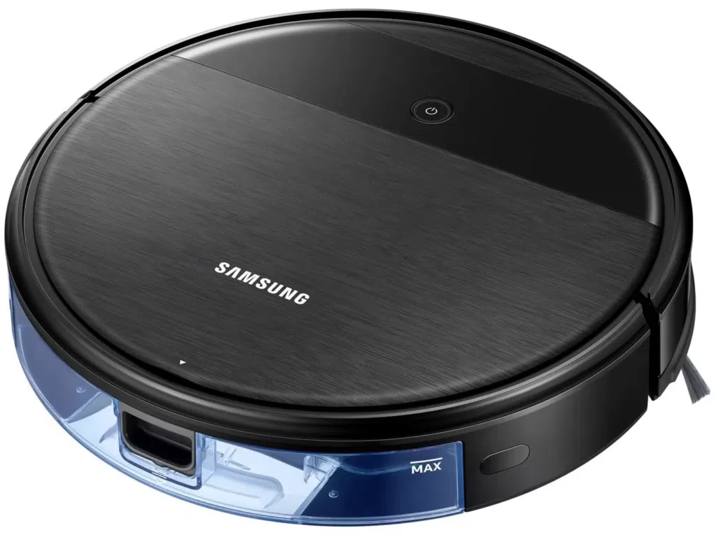 Cos'è Samsung SmartThings? Scopri come utilizzare L'immagine raffigura un robot aspirapolvere Powerbot-e VR5000RM.