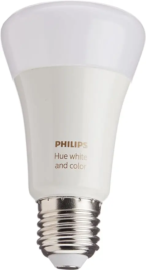 Cos'è Samsung SmartThings? Scopri come utilizzare L'immagine mostra una lampada Philips Hue White & Colour Ambiance.