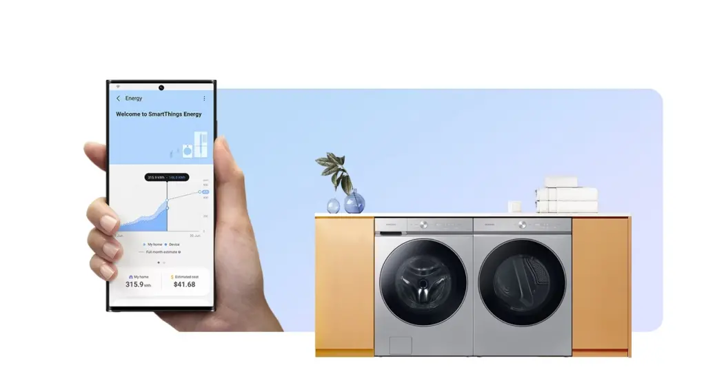 Cos'è Samsung SmartThings? Scopri come utilizzare L'immagine mostra l'interfaccia delle funzionalità energetiche dell'app smartthings di Samsung.