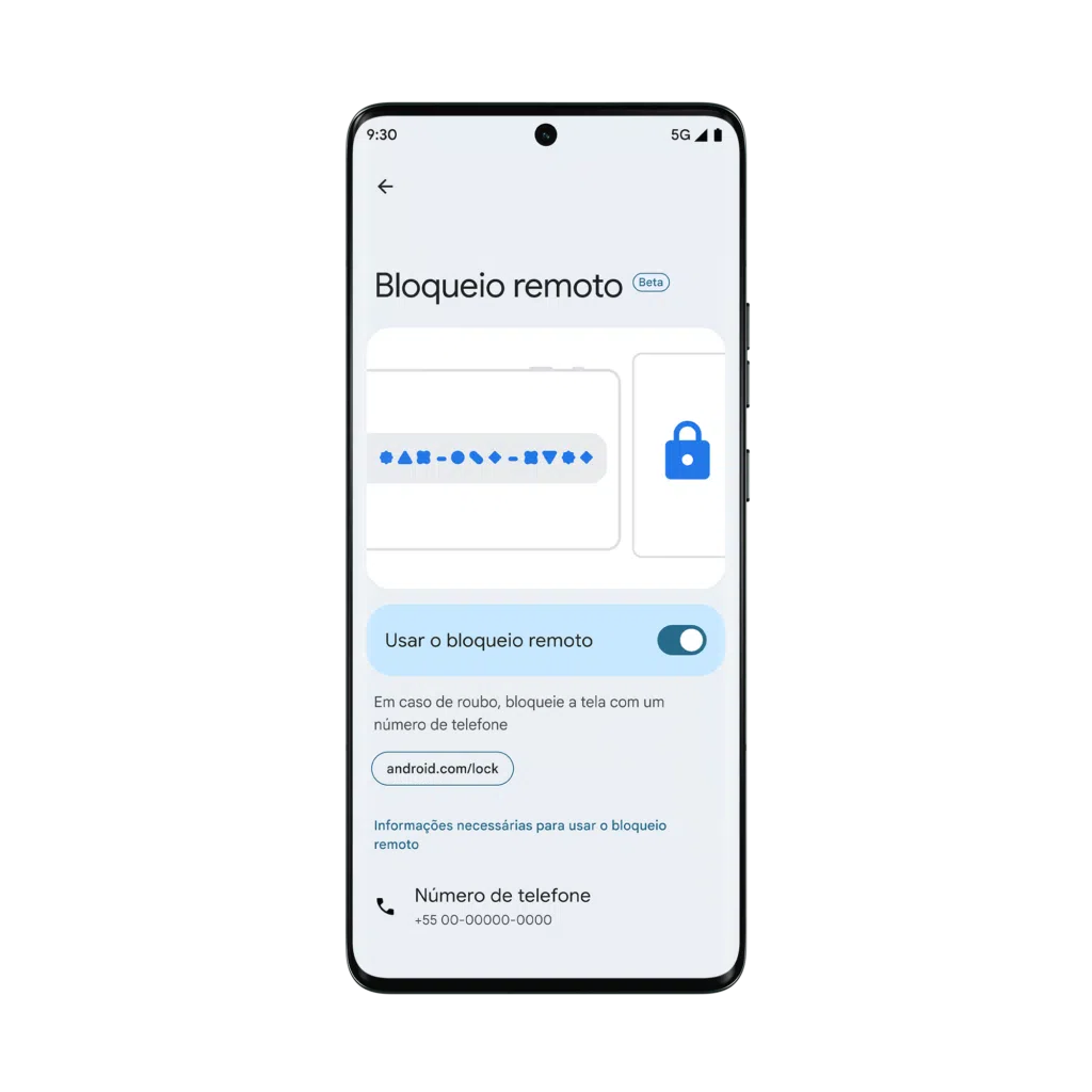 "modo ladrão" do android será testado 1º no brasil "modo ladrão" do android será testado 1º no brasil. Novidade apresentada pelo google vai permitir que um celular seja bloqueado em situações de roubo, mesmo que esteja sem internet. Entenda